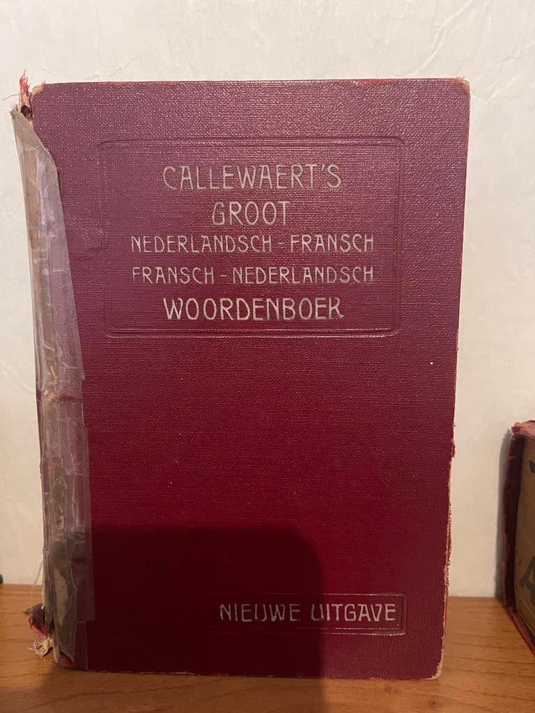 Oude boeken jaren 50 -  Callewaerts woordenboek, Ophalen of Verzenden