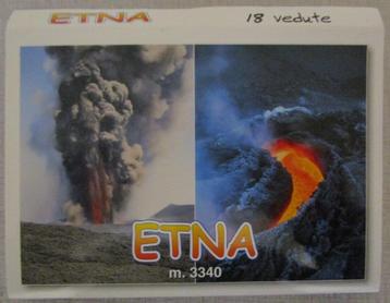 Postkaarten boekje - 18 foto's - Etna Sicilië - OPRUIM beschikbaar voor biedingen