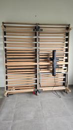 Dubbel Lattoflex bed, Huis en Inrichting, Slaapkamer | Bedden, Ophalen, Verstelbaar, Tweepersoons, Zo goed als nieuw