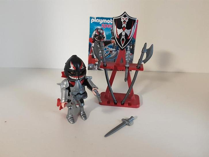 PLaymobil ridder met wapenarsenaal - compleet, Kinderen en Baby's, Speelgoed | Playmobil, Zo goed als nieuw, Complete set, Ophalen of Verzenden