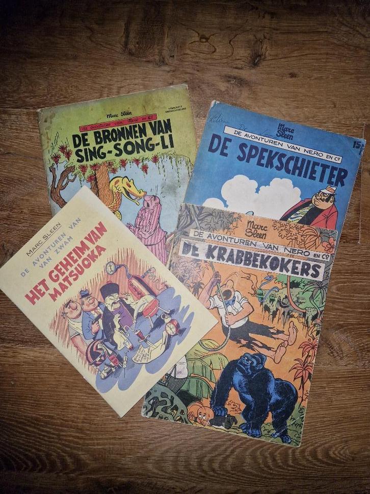 4 Strips van Nero, Boeken, Stripverhalen, Gelezen, Meerdere stripboeken, Ophalen of Verzenden