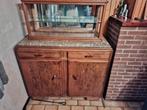 Houten eiken kast, Ophalen, Gebruikt, 150 tot 200 cm, 50 tot 75 cm