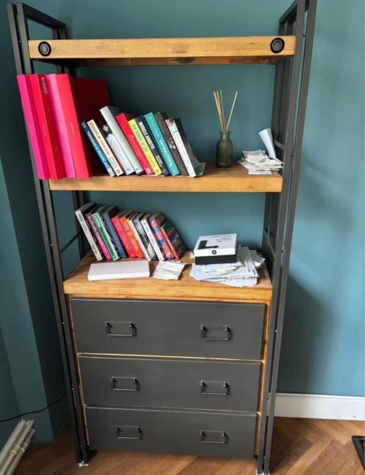 Zeer mooie bureau kast - huidige collectie, Huis en Inrichting, Kasten | Boekenkasten, Zo goed als nieuw, 50 tot 100 cm, 150 tot 200 cm