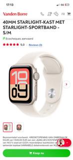 Apple Watch WSE3 40 mm, Handtassen en Accessoires, Smartwatches, Ophalen, Nieuw, IOS