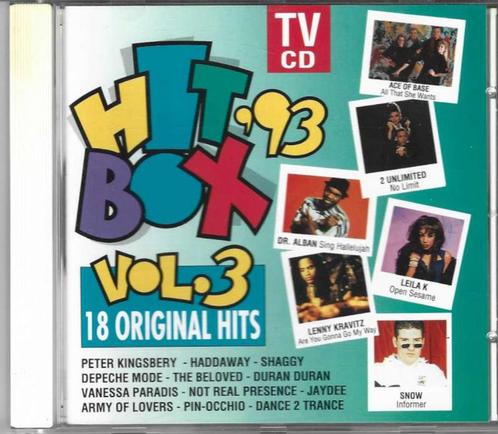 CD Hitbox '93 Vol.3, Cd's en Dvd's, Cd's | Rock, Zo goed als nieuw, Poprock, Ophalen of Verzenden