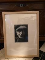 Ets oudere man, Antiek en Kunst, Kunst | Etsen en Gravures, Ophalen