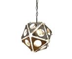 Space age chroom hanglamp Jaren 60, Ophalen of Verzenden, Gebruikt, Metaal, Space age - modern