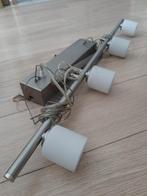 Stijlvolle LED-pendellamp met 4 lichtbronnen, Ophalen, Zo goed als nieuw, Glas