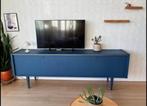 Buffet vintage restauré – Bleu profond 245x46x 85, Maison & Meubles, Accessoires pour la Maison | Miroirs, Enlèvement