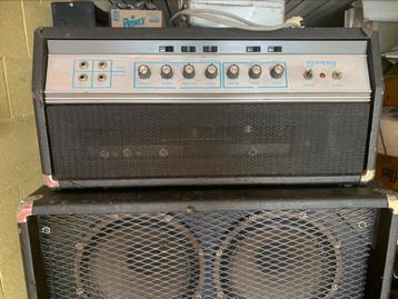 AMPEG SVT TOP/AMP MET 8X10 CAB/BOX 1975, Enlèvement, Utilisé, Guitare basse, 100 watts ou plus