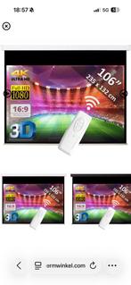 Beamerscherm projectiescherm, Ophalen, Nieuw