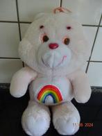 grote vintage Troetelbeer knuffel, Rainbow Heart,,jaren '80, Gebruikt, Ophalen of Verzenden