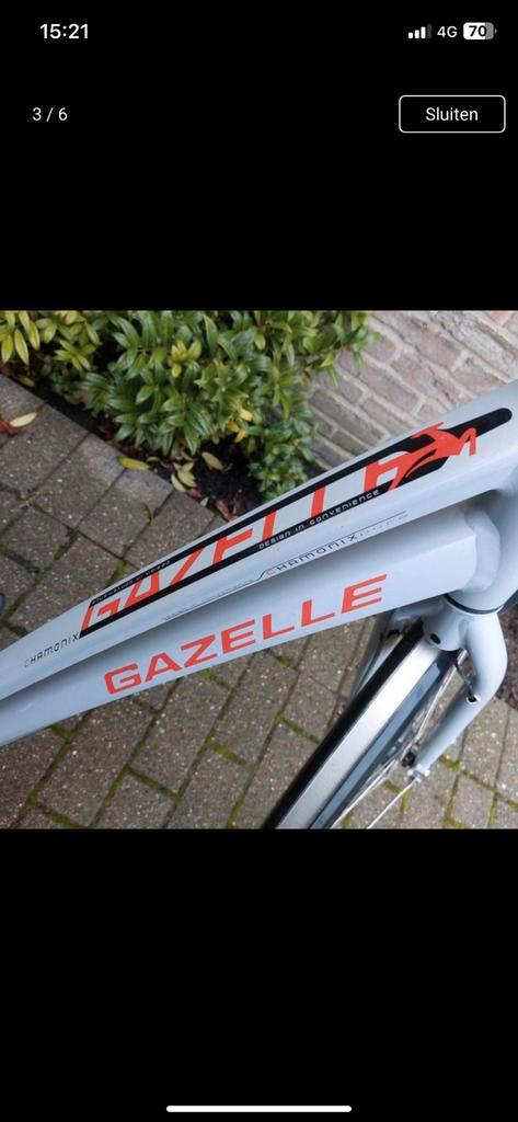 Moderne Gazelle Chamonix (7 versnellingen ), Fietsen en Brommers, Fietsen | Dames | Damesfietsen, Zo goed als nieuw, Gazelle, Versnellingen