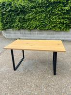 Houten eettafel (zo goed als nieuw), Ophalen, Landelijk/modern, 50 tot 100 cm, Zo goed als nieuw