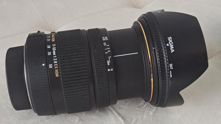 Système d'exploitation SIGMA 17-50 mm f/2,8 EX DC (Nikon F), TV, Hi-fi & Vidéo, Photo | Lentilles & Objectifs, Comme neuf, Lentille standard