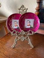 2 porseleinen schoteltjes met de beeltenis van Napoleon, Ophalen of Verzenden, Overige soorten, Kunstobject