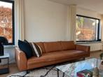 Sofa in camelkleurig leder merk CANAPE, Enlèvement, Utilisé, Cuir, Tijdloos design