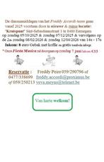 Gratis info en folder Dansnamiddagen te verkrijgen., Ophalen, Nieuw