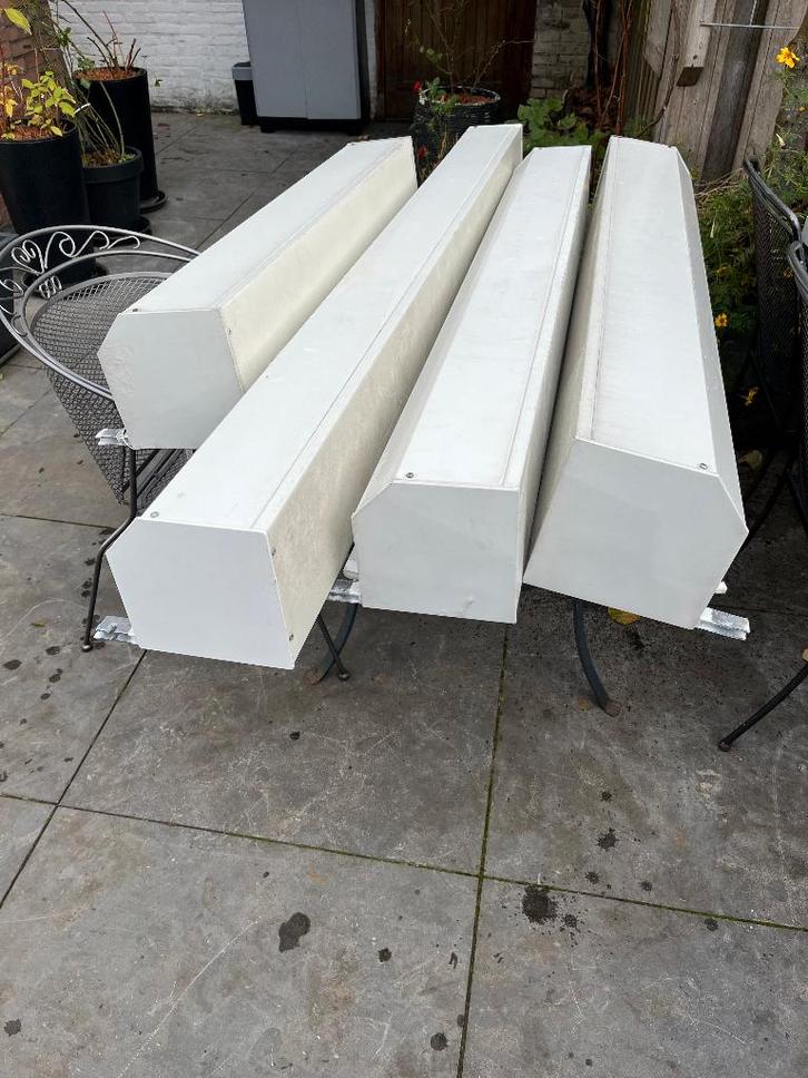 Rolluiken, Doe-het-zelf en Bouw, Rolluiken, Zo goed als nieuw, Wit, Elektrische bediening, Ophalen