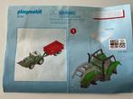 Playmobil Tractor met aanhangwagen 6130, Kinderen en Baby's, Speelgoed | Playmobil, Ophalen, Gebruikt, Complete set