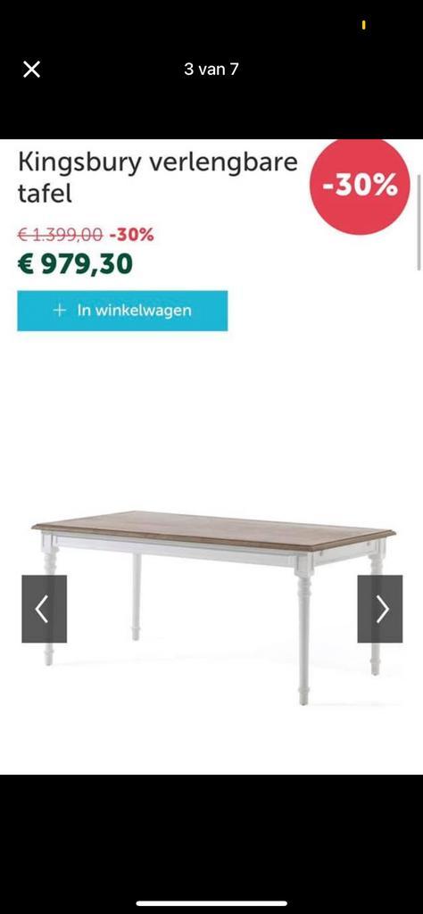 Eike tafel, Tuin en Terras, Zonneschermen, Zo goed als nieuw, Ophalen