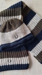 Fred Perry muts en sjaal, Kleding | Heren, Ophalen of Verzenden, Zo goed als nieuw, Fred Perry, Sjaal