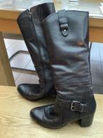 Donkerbruine hoge laarzen, maat 38, Tamaris, Tamaris, Hoge laarzen, Bruin, Ophalen of Verzenden