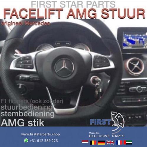 AMG Stuur Mercedes A B C CLA CLS E GLA ML S V Klasse A45 C63, Autos : Pièces & Accessoires, Commande, Utilisé, Enlèvement ou Envoi