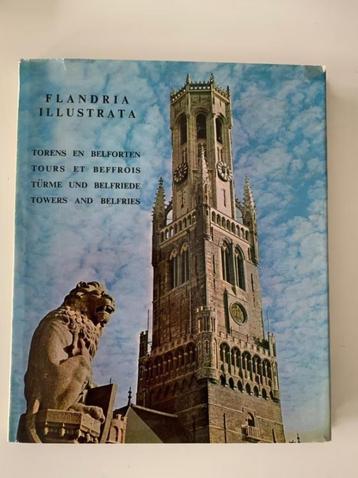 Flandria illustrata - Torens en belforten ( in 4 talen)  sam, Enlèvement ou Envoi, Utilisé, Architecture général