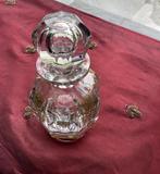 flacon de parfum en cristal de baccarat décoré à l'or fin, Antiquités & Art, Antiquités | Verre & Cristal, Enlèvement ou Envoi