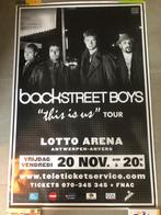 Poster Back Street Boys This Is Us in Lotto Arena, Comme neuf, Enlèvement ou Envoi