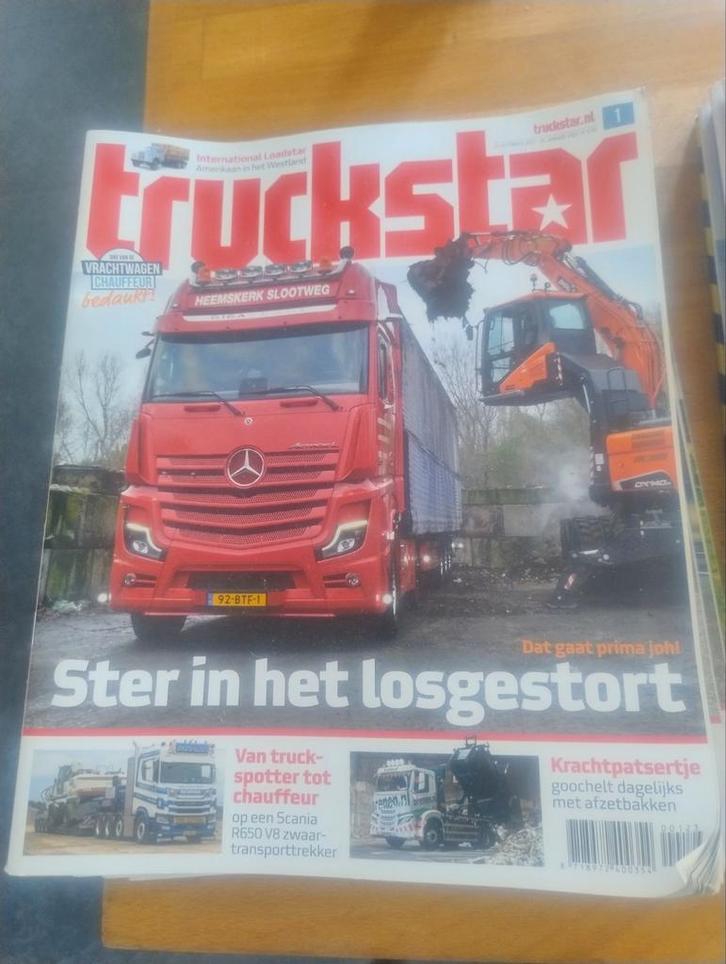 Magazines over vrachtwagens, Boeken, Vervoer en Transport, Zo goed als nieuw, Ophalen of Verzenden