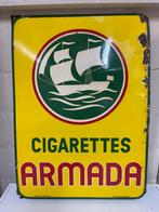Cigarettes Armada emaille 1952, Verzamelen, Merken en Reclamevoorwerpen, Ophalen of Verzenden, Gebruikt