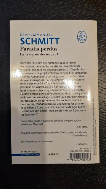Paradis perdu Éric Emmanuel Schmitt beschikbaar voor biedingen
