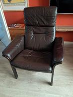 Fauteuil Göte Möbler 1970 Deens, Huis en Inrichting, Stoelen, Ophalen, Bruin, Vintage, Hout