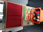 Poppenkast met 12 poppen, Ophalen, Gebruikt