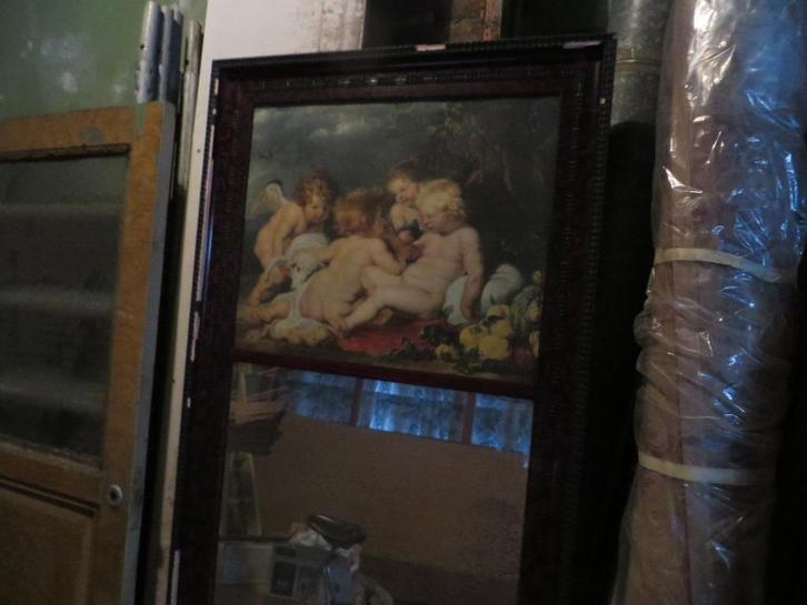 art deco spiegel anno 1923, Antiek en Kunst, Antiek | Spiegels, Ophalen