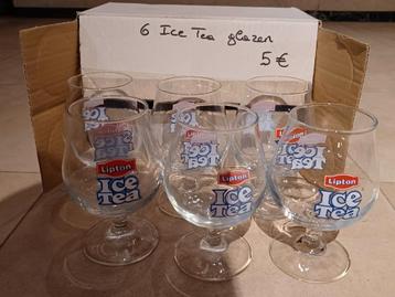 Ice Tea glazen, Verzamelen, Glas en Drinkglazen, Ophalen, Nieuw, Frisdrankglas