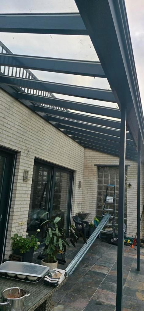 Glazen overkapping, Tuin en Terras, Overkappingen, Ophalen