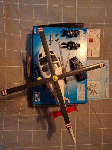 Politiehelikopter met LED licht, Playmobil 6921 beschikbaar voor biedingen