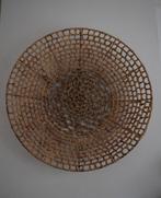 Grote Muurhanger in Riet, Huis en Inrichting, Ophalen, Schaal, Rond, Zo goed als nieuw