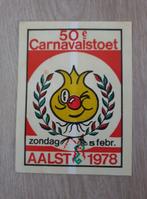 Carnaval Aalst sticker 1978, Verzamelen, Ophalen of Verzenden