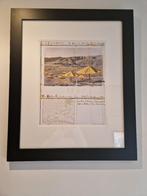 Christo - "The Yellow Umbrellas, Antiek en Kunst, Kunst | Litho's en Zeefdrukken, Ophalen of Verzenden