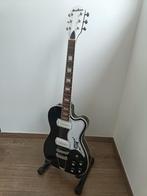 Airline Tuxedo Black -  Hollowbody - P90, Muziek en Instrumenten, Snaarinstrumenten | Gitaren | Elektrisch, Ophalen, Zo goed als nieuw
