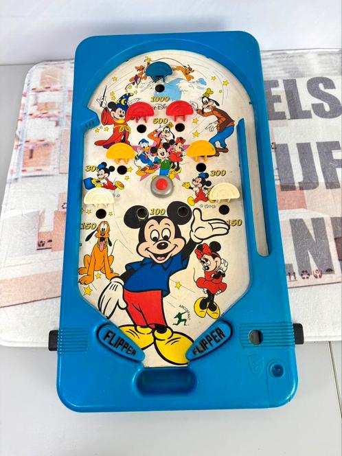 Walt Disney 1960-1970 vintage Flipperspel Flipperkast Mickey, Verzamelen, Disney, Zo goed als nieuw, Overige typen, Mickey Mouse