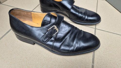 chaussures cuir noir - Homme - Pointure 42, Kleding | Dames, Schoenen, Zo goed als nieuw, Zwart, Ophalen