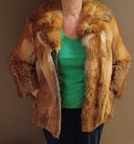 Vintage Canadese Vos bontjas, Kleding | Dames, Maat 38/40 (M), Beige, Ophalen of Verzenden, Zo goed als nieuw