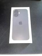 iPhone 16 Nieuw in doos met garantie 2 jaar, 128 GB, Zwart, IPhone 16, Ophalen of Verzenden