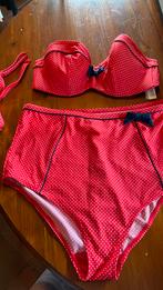 Rode retro bikini met hoge taille voor grote maten., Comme neuf, Panache, Bikini, Enlèvement