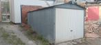 Garagebox gegalvaniseerd met kantelpoort, Ophalen, Gebruikt, Metaal